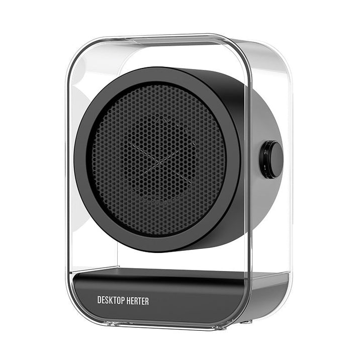 Warmfell™ Stylish Desk Heater with Clear Casing and Simple Controls