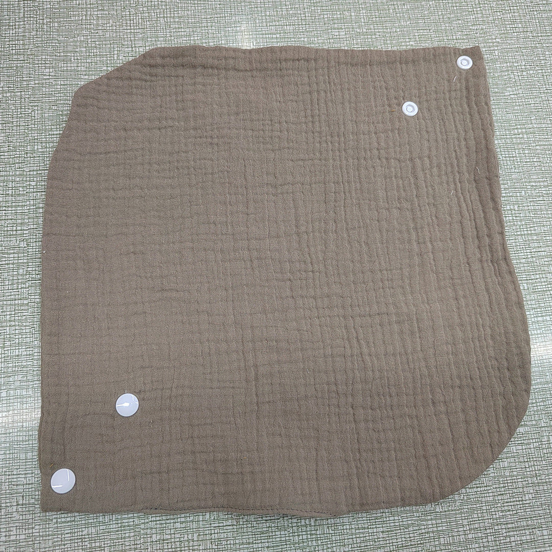 Warmfell™ Soft Cotton Neck Warmer with Adjustable Snap-Button Fit