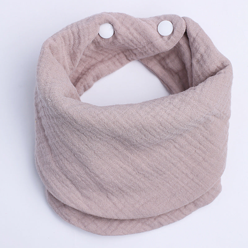 Warmfell™ Soft Cotton Neck Warmer with Adjustable Snap-Button Fit