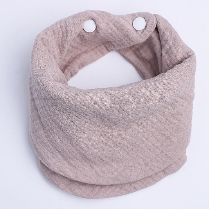 Warmfell™ Soft Cotton Neck Warmer with Adjustable Snap-Button Fit