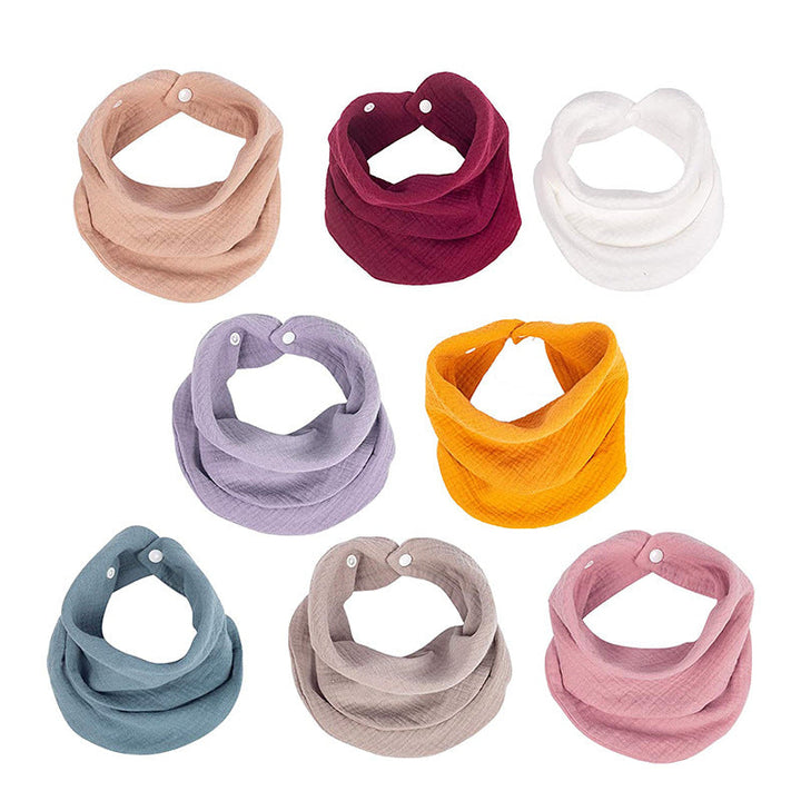 Warmfell™ Soft Cotton Neck Warmer with Adjustable Snap-Button Fit