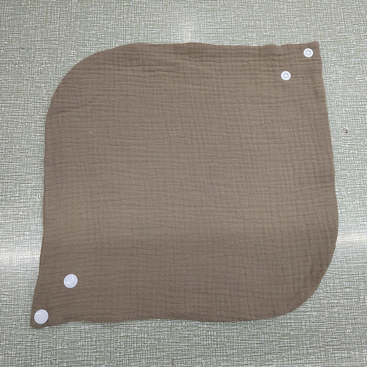 Warmfell™ Soft Cotton Neck Warmer with Adjustable Snap-Button Fit
