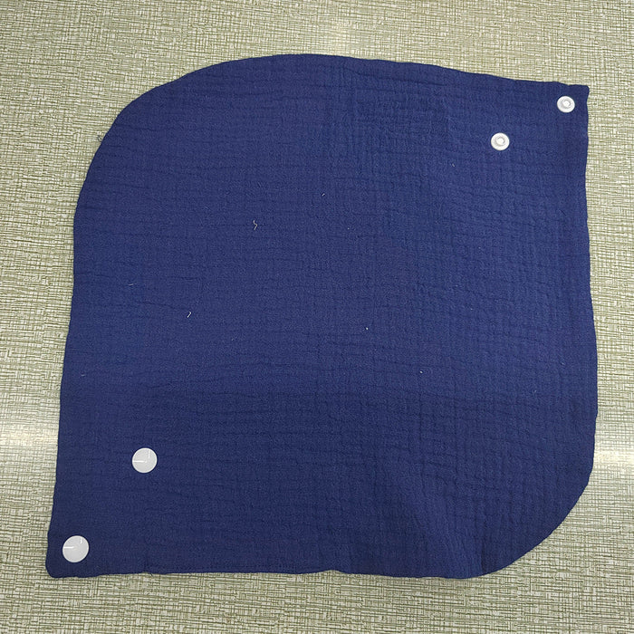 Warmfell™ Soft Cotton Neck Warmer with Adjustable Snap-Button Fit