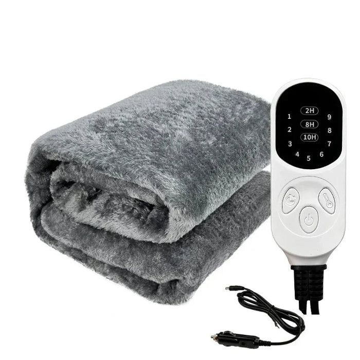 Warmfell™ 12V Heated Travel Blanket with 9 Heat Levels