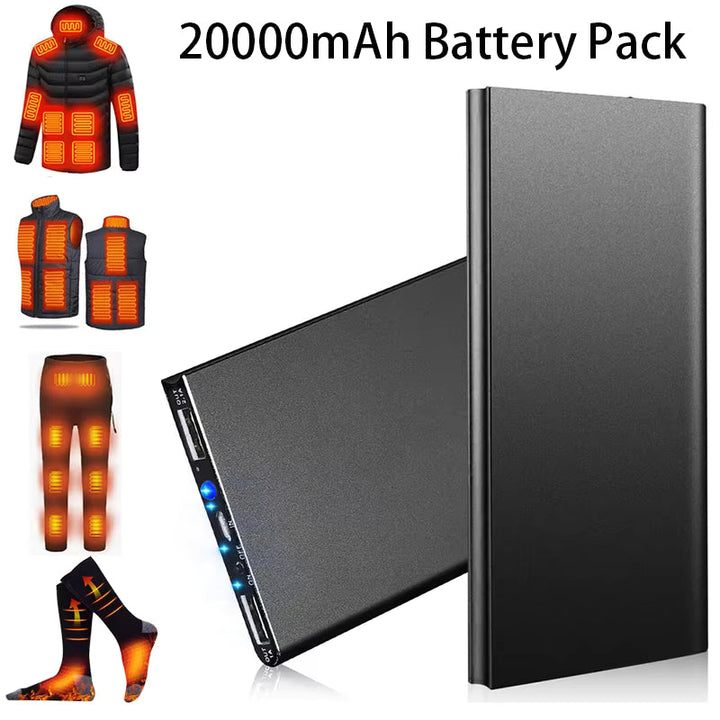 Warmfell™ 20000mAh Power Bank with 74W Output for Heated Jackets