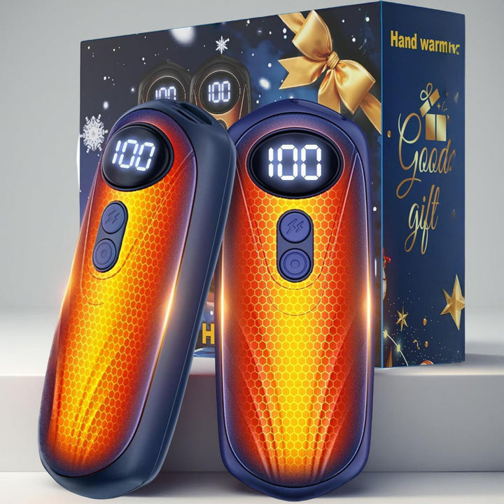 Warmfell™ 2-in-1 Rechargeable Hand Warmers with Five Heat Levels