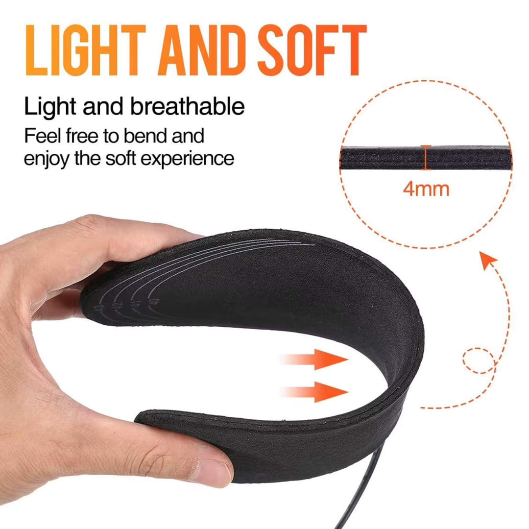 Warmfell™ Rechargeable Heated Insoles for Boots and Work Boots