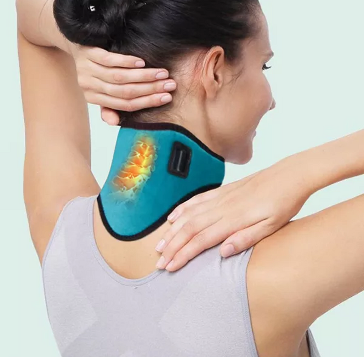 Warmfell™ Contoured Heated Neck Wrap with Adjustable Heat