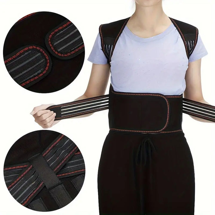 Warmfell™ Heated Back Support Band With 108 Magnets and Support Plates