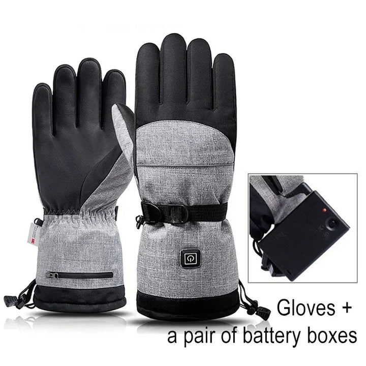 Warmfell™ Electric Heated Gloves, Waterproof with Plush Thermal Lining