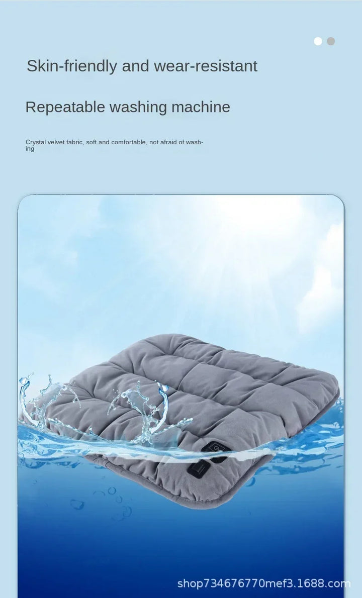Warmfell™ Graphene Heated Seat Cushion with 3 Heat Levels