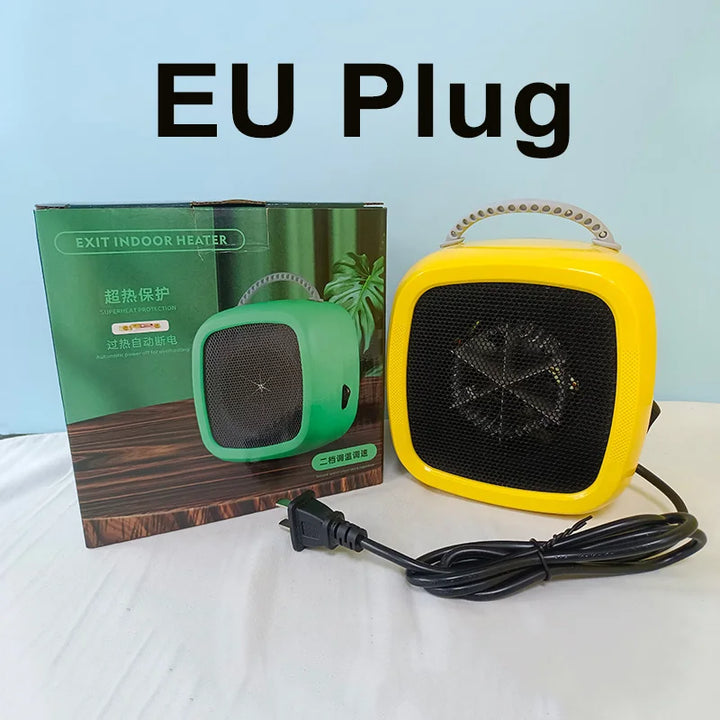 Warmfell™ Quiet Mini Ceramic Table Heater with Carry Handle