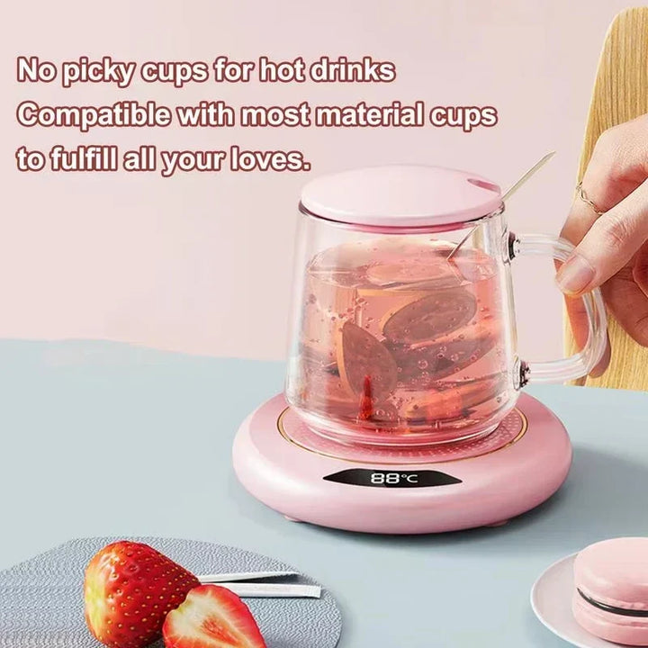 Warmfell™ USB Heated Mug Coaster with 3 Temperature Levels