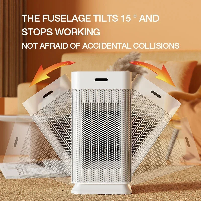 Warmfell™ Quiet Ceramic Mini Heater with Ambient Night Light