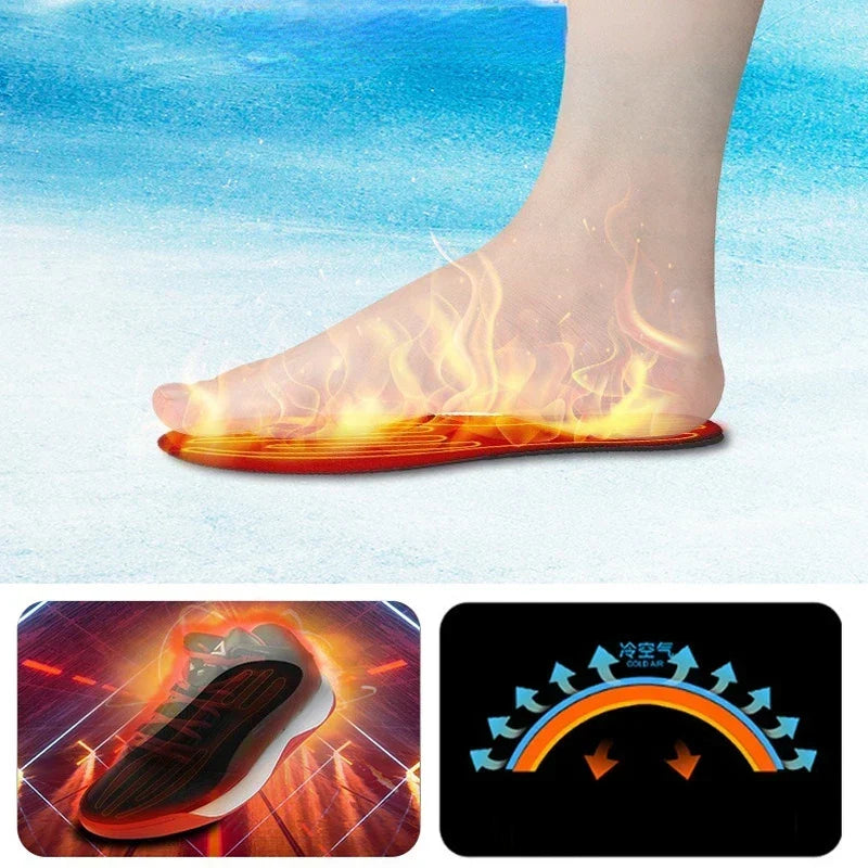 Warmfell™ USB Heated Insoles, Cut to Size for Most Shoes