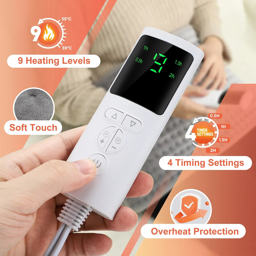 Warmfell™ Electric Heating Belt for Back and Tummy with 9 Heat Levels