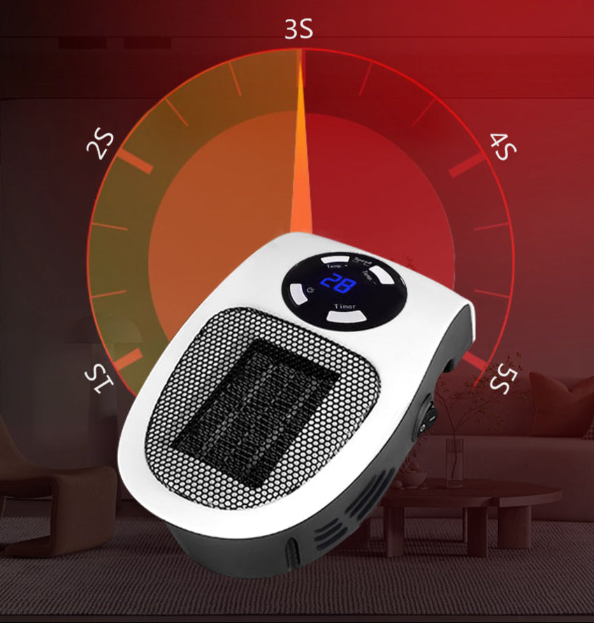 Warmfell™ Stylish Compact Electric Heater with Iron Body