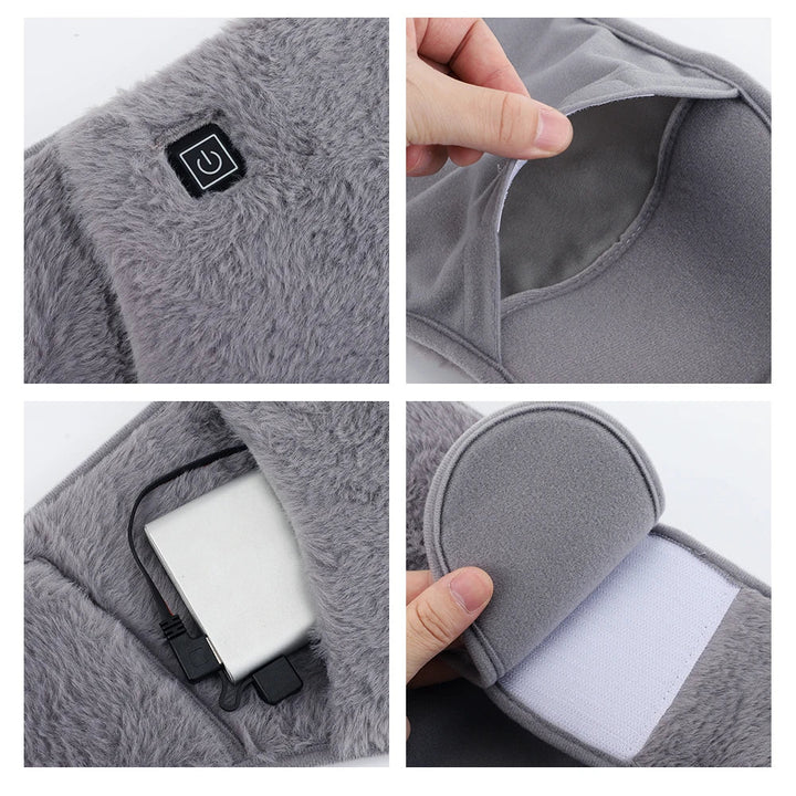 Warmfell™ Heated Waist Belt with Hand Pocket, USB Powered
