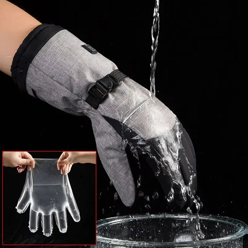 Warmfell™ Electric Heated Gloves, Waterproof with Plush Thermal Lining