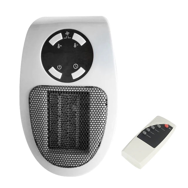 Warmfell™ Mini Wall Socket Heater with Timer and LCD Display