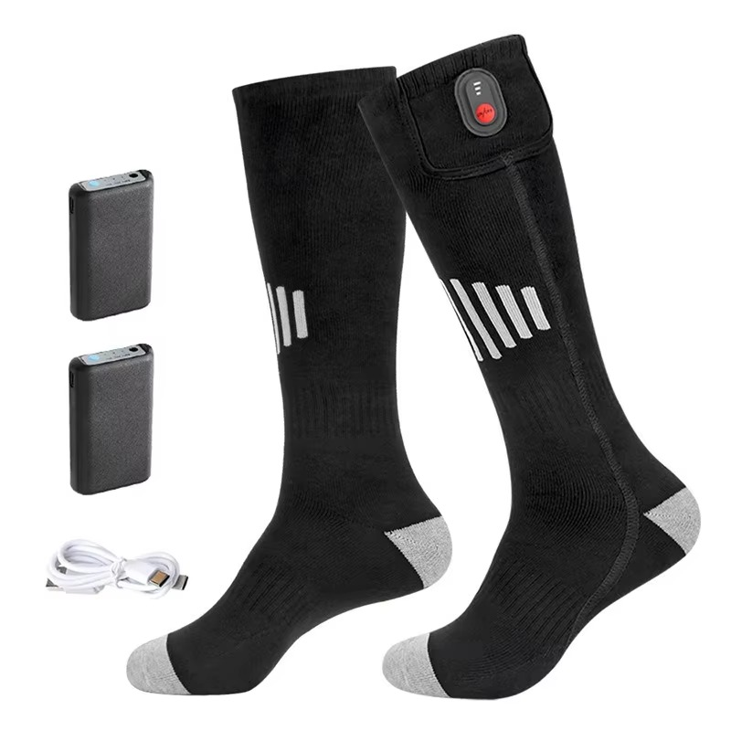 Warmfell™ Rechargeable Electric Heated Socks for Skiing and Hiking
