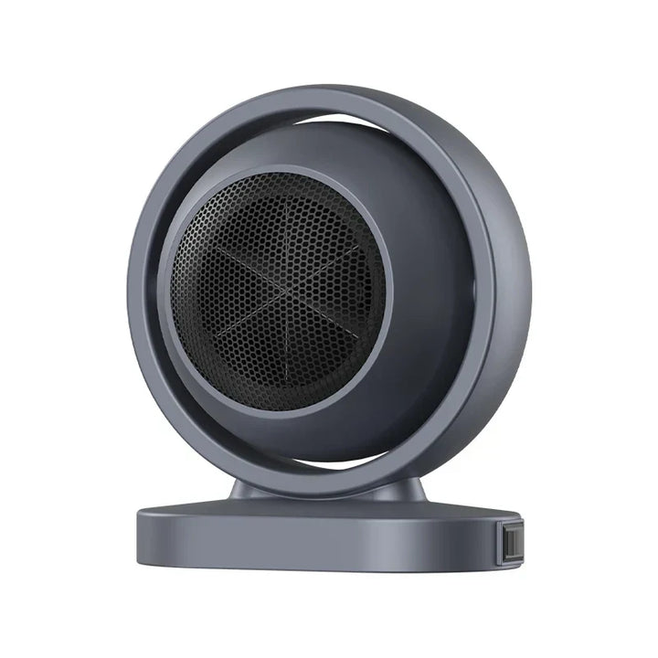 Warmfell™ Compact 380W Ceramic Heater, One-Button Start