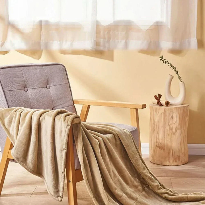 Warmfell™ USB Heated Fleece Blanket with 3 Heat Settings