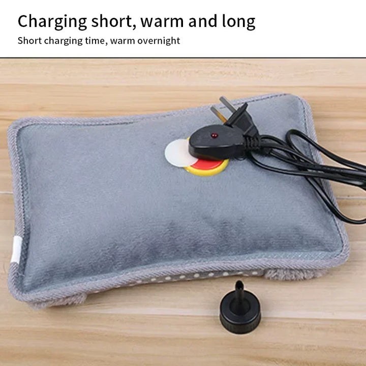 Warmfell™ Rechargeable Electric Hot Water Bottle with Hand Pockets