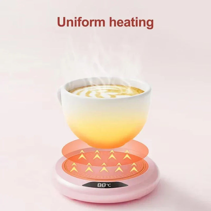 Warmfell™ USB Heated Mug Coaster with 3 Temperature Levels