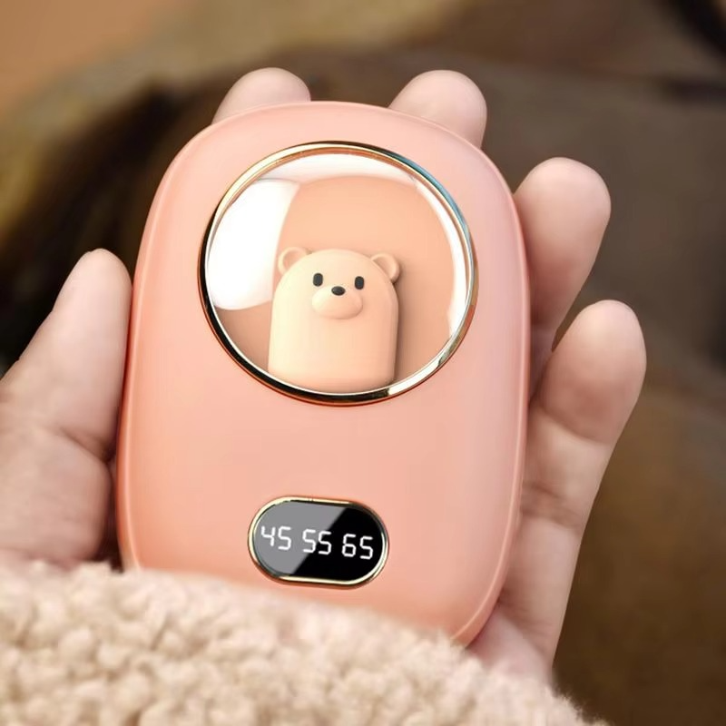 Warmfell™ 10000mAh Rechargeable Hand Warmer with Digital Display