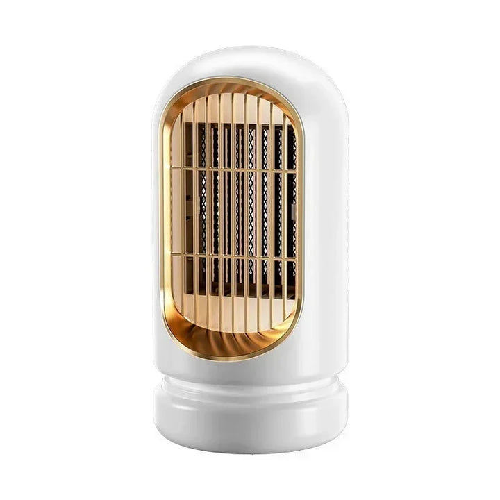 Warmfell™ Compact Ceramic Heater with Even 4-Way Airflow and Safety Cut-Off