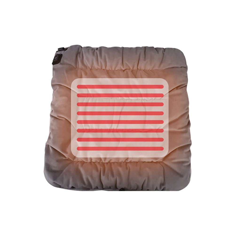 Warmfell™ USB-C Heated Seat Pad, 45 x 45 cm, 3 Heat Levels