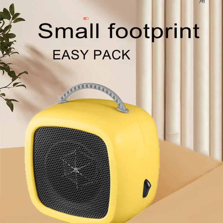 Warmfell™ Quiet Mini Ceramic Table Heater with Carry Handle