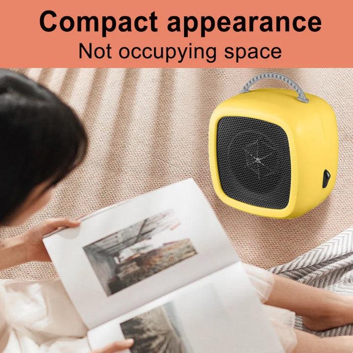 Warmfell™ Quiet Mini Ceramic Table Heater with Carry Handle
