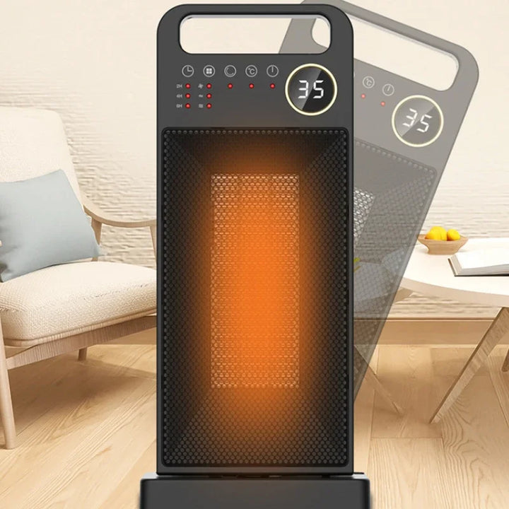 Warmfell™ Slim 2000W Tower Heater with 120° Oscillation and Remote