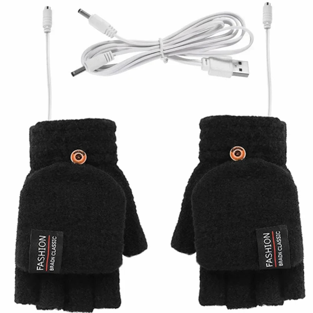 Warmfell™ Knitted USB Heated Gloves With 3 Temperature Settings