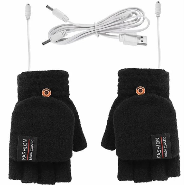 Warmfell™ Knitted USB Heated Gloves With 3 Temperature Settings