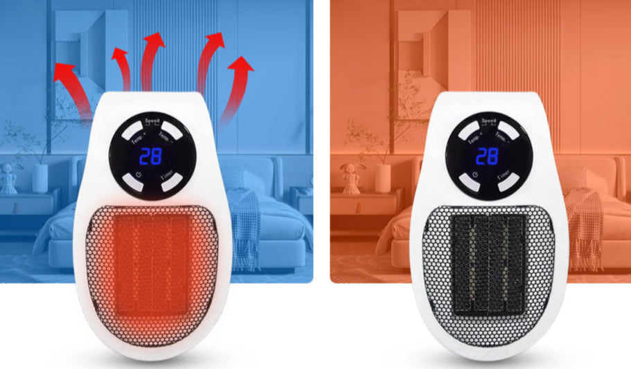 Warmfell™ Stylish Compact Electric Heater with Iron Body