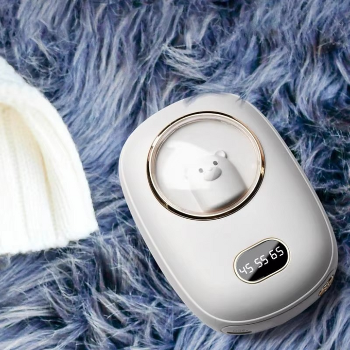 Warmfell™ 10000mAh Rechargeable Hand Warmer with Digital Display