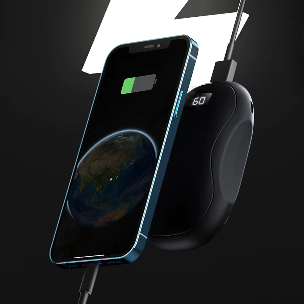 Warmfell™ Hand Warmer and Power Bank with Three Heat Settings