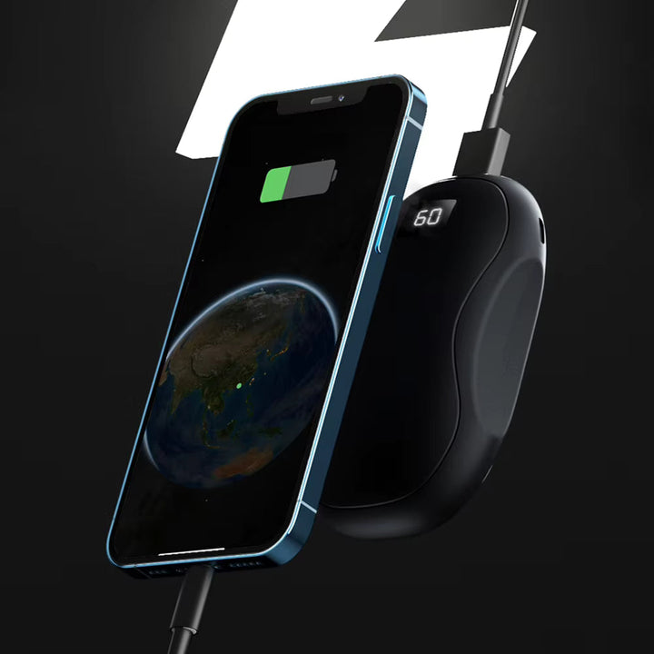 Warmfell™ Hand Warmer and Power Bank with Three Heat Settings