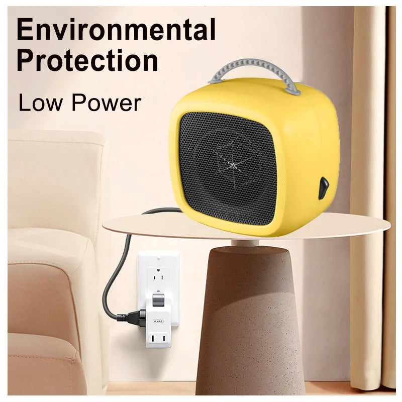 Warmfell™ Quiet Mini Ceramic Table Heater with Carry Handle