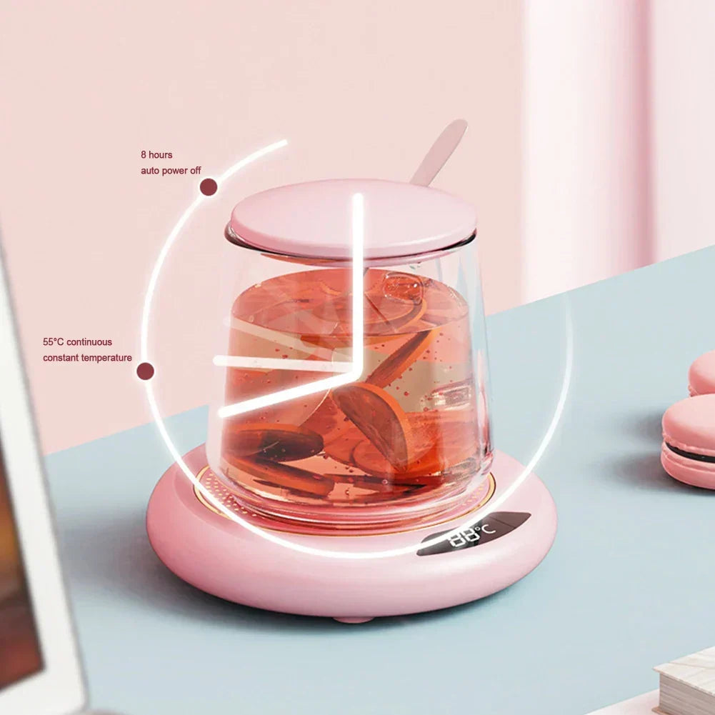 Warmfell™ USB Heated Mug Coaster with 3 Temperature Levels