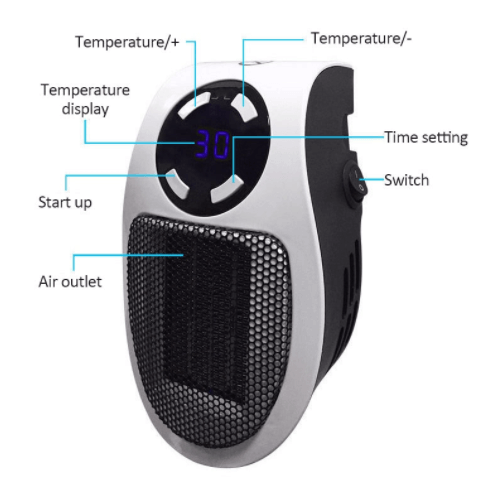 Warmfell™ Mini Desk Heater with Precise Temperature Control