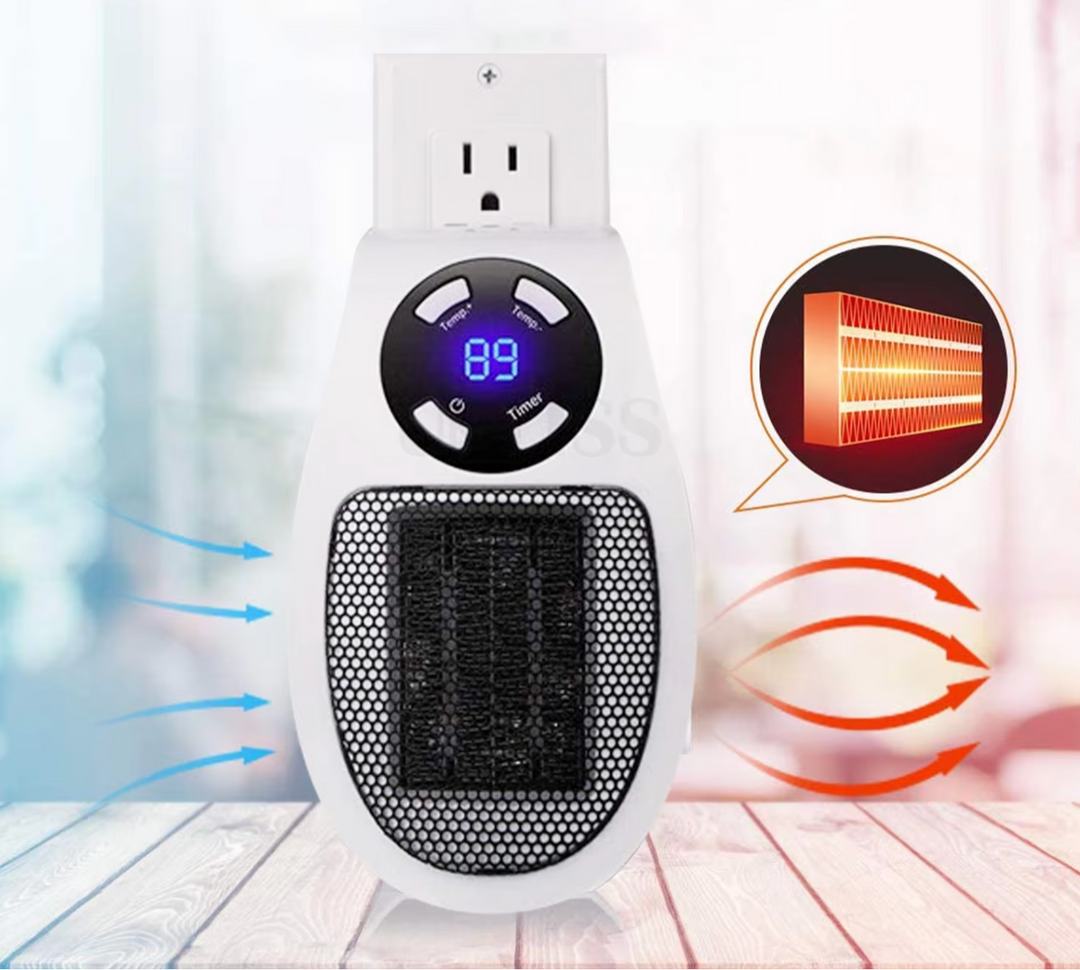 Warmfell™ Stylish Compact Electric Heater with Iron Body