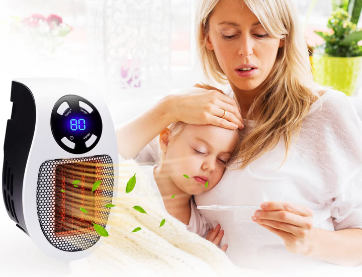 Warmfell™ Stylish Compact Electric Heater with Iron Body