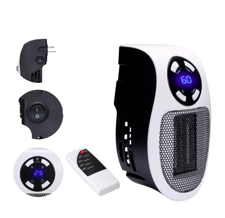 Warmfell™ Stylish Compact Electric Heater with Iron Body