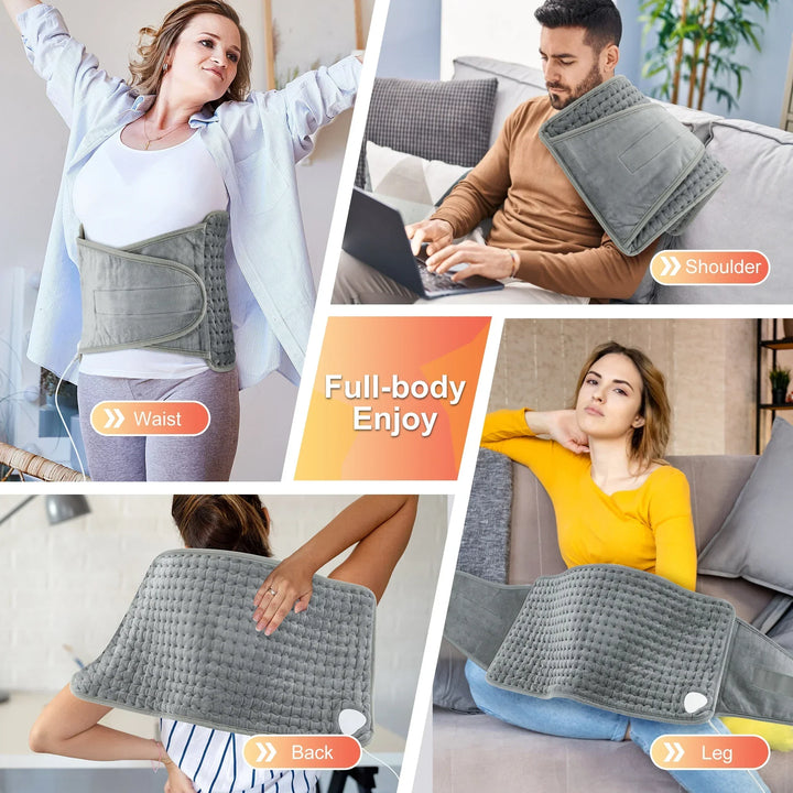Warmfell™ Electric Heating Belt for Back and Tummy with 9 Heat Levels