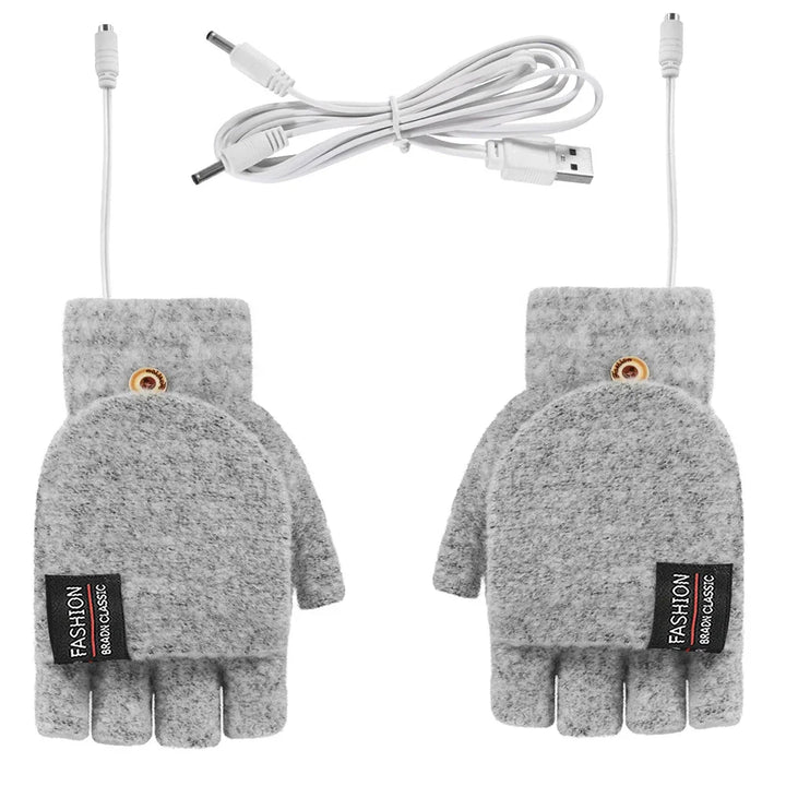 Warmfell™ Knitted USB Heated Gloves With 3 Temperature Settings