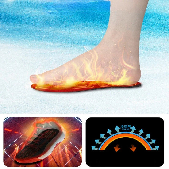 Warmfell™ USB Heated Insoles With Carbon Fibre Heating, Cut to Fit
